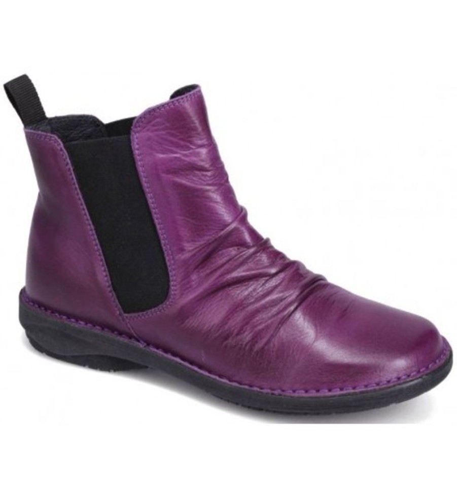 Women'S Shoes Shoesissime Fall Boots | Miz Mooz Priscilla 21524 Purple