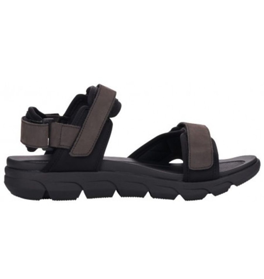 Men'S Shoes Shoesissime Sandals | Rieker 20803-45 Silver Grey