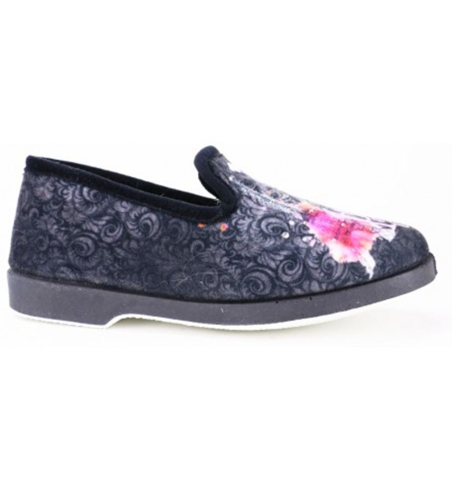 Women'S Shoes Shoesissime Slippers | Collections Bulle 7659 Black