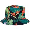 Accessories Shoesissime Girl | Headster Kids Wild Hibiscus Bucket Hat Black