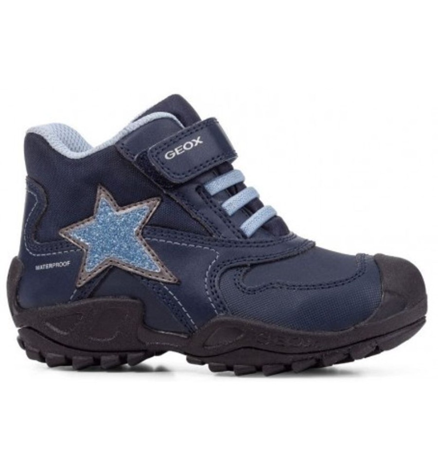 Kids Shoes Shoesissime Fall Boots | Geox N.Savage G.Wpf.A J16Cca Blue