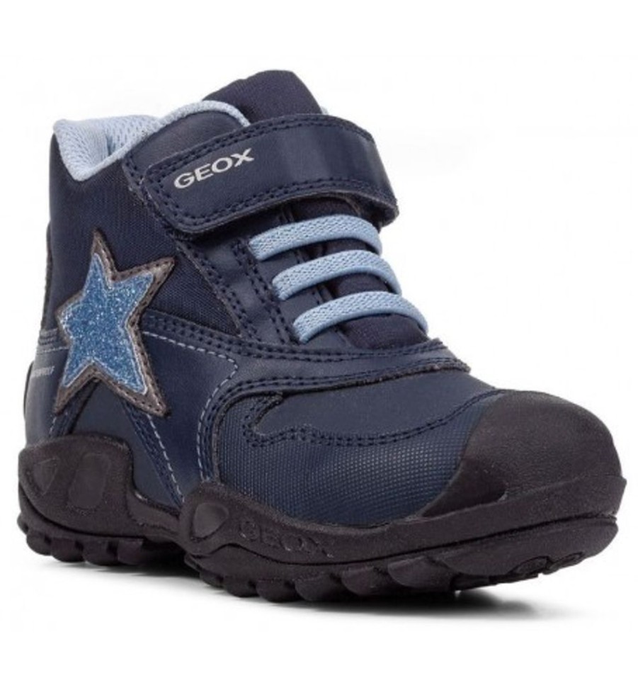 Kids Shoes Shoesissime Fall Boots | Geox N.Savage G.Wpf.A J16Cca Blue