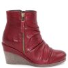 Women'S Shoes Shoesissime Fall Boots | Miz Mooz Botillons @887 Burgundy