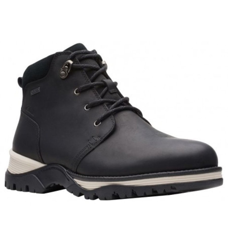 Men'S Shoes Shoesissime Winter Boots | Clarks Topton Mid Gtx 26161408 Black