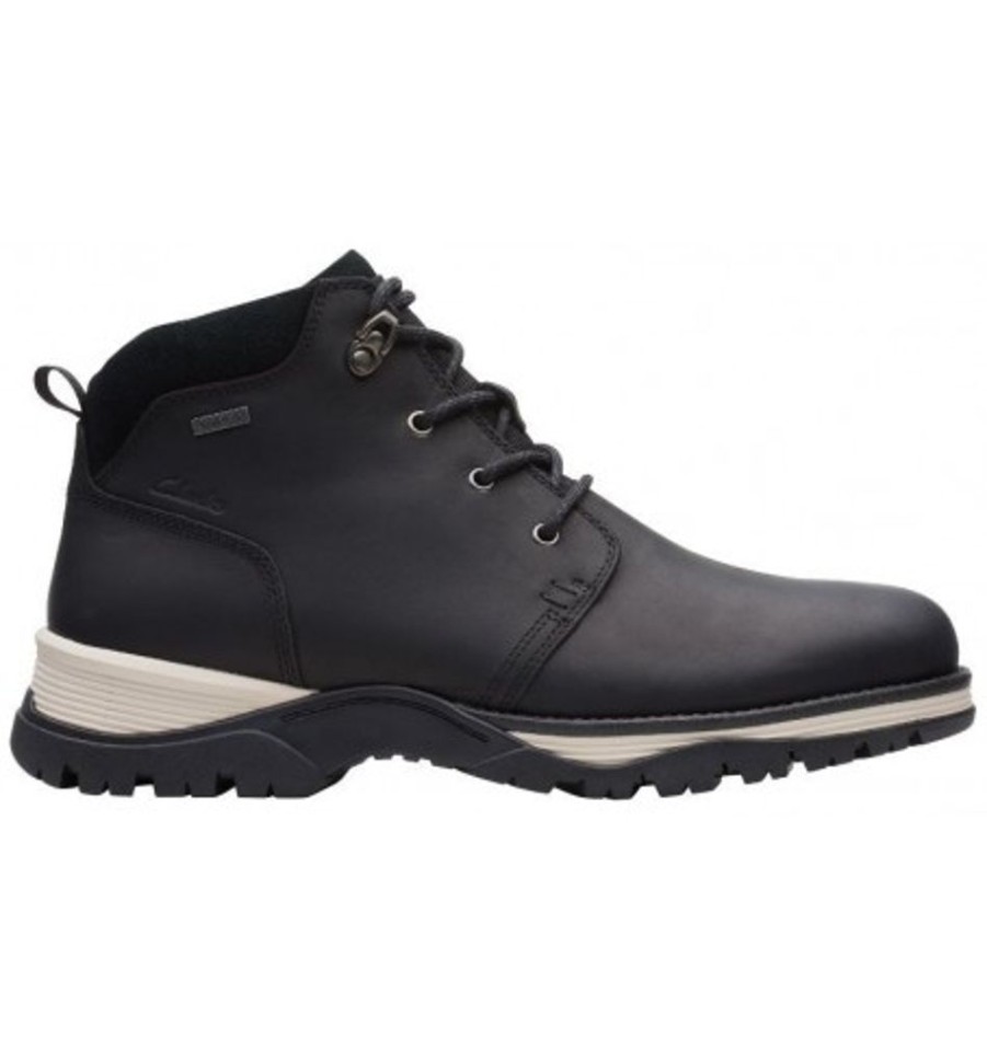 Men'S Shoes Shoesissime Winter Boots | Clarks Topton Mid Gtx 26161408 Black