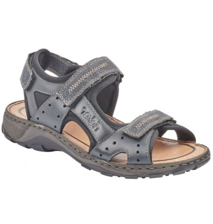 Men'S Shoes Shoesissime Sandals | Rieker 26061 Blue