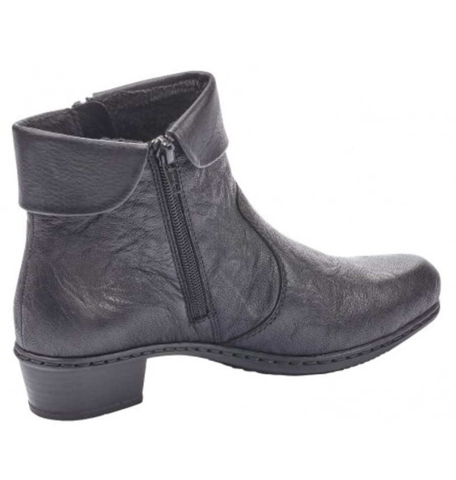 Women'S Shoes Shoesissime Fall Boots | Rieker Y07A8-01 Black