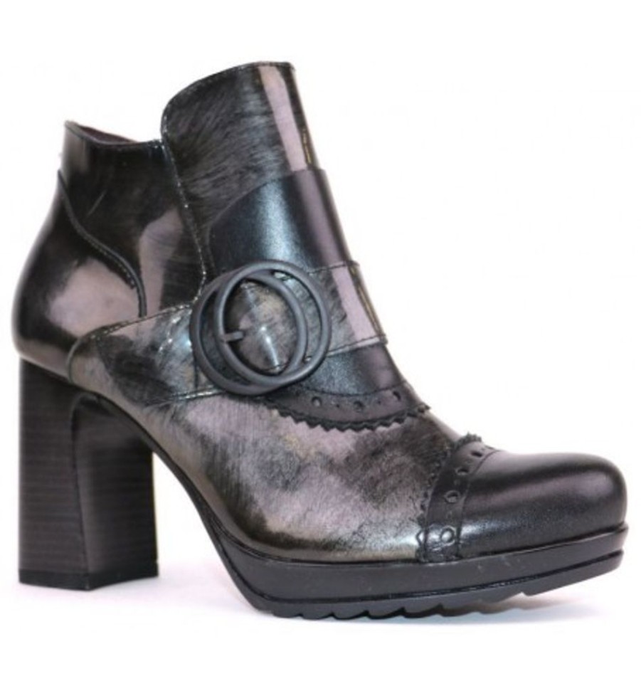 Women'S Shoes Shoesissime Fall Boots | Jose Saenz 7120 Black Varnish