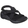 Women'S Shoes Shoesissime Sandals | Skechers Go Walk Arch Fit 140257 Black