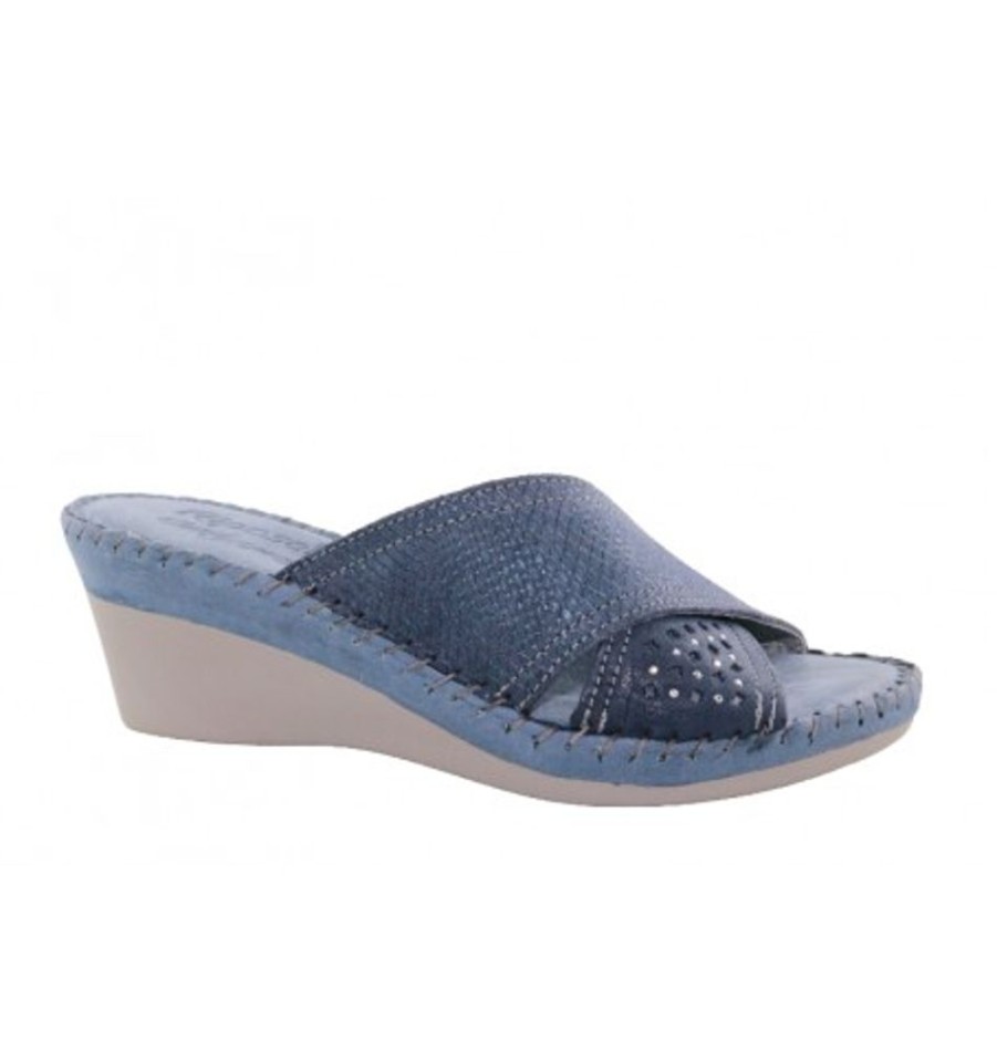 Women'S Shoes Shoesissime Sandals | Collections Bulle 11236 Blue