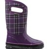 Kids Shoes Shoesissime Winter Boots | Bogs Classic Winter Plaid 71544 Purple