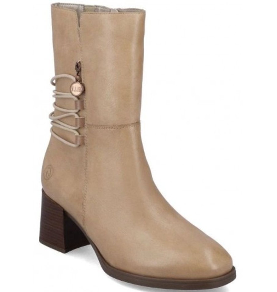 Women'S Shoes Shoesissime Fall Boots | Rieker - Remonte D0V71-20 Beige