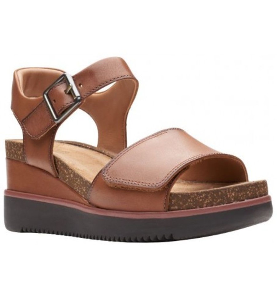 Women'S Shoes Shoesissime Sandals | Clarks Lizby Strap 26165884 Tan