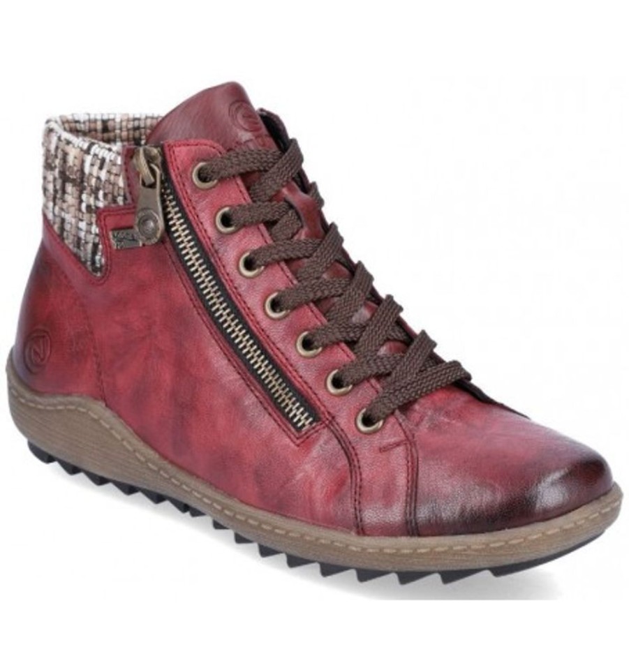 Women'S Shoes Shoesissime Fall Boots | Rieker - Remonte R1485-35 Burgundy