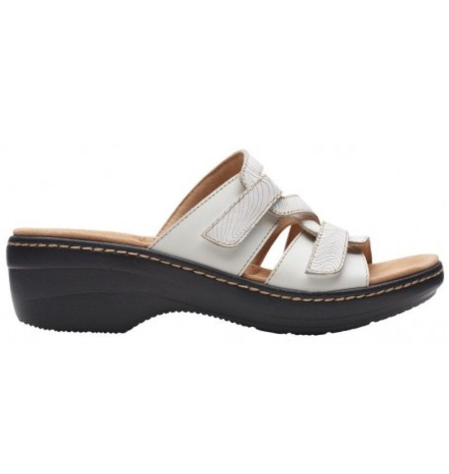 Women'S Shoes Shoesissime Sandals | Clarks Merliah Karli 26158236 White