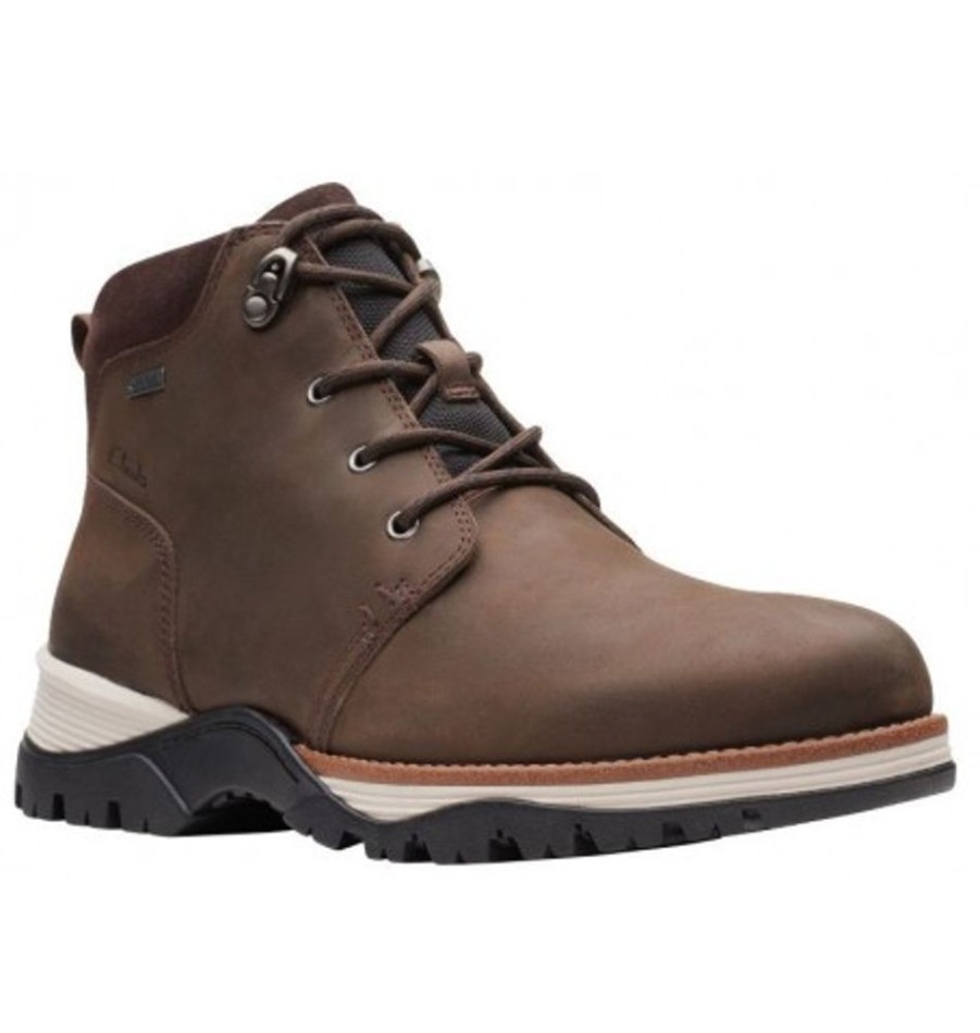 Men'S Shoes Shoesissime Winter Boots | Clarks Topton Mid Gtx 26161405 Brown