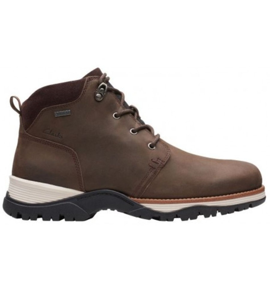 Men'S Shoes Shoesissime Winter Boots | Clarks Topton Mid Gtx 26161405 Brown