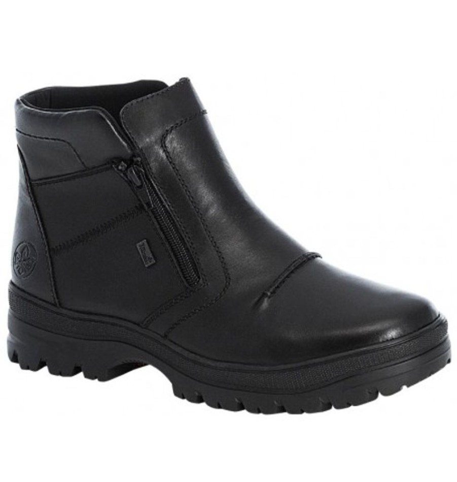 Men'S Shoes Shoesissime Winter Boots | Rieker F5463-00 Black