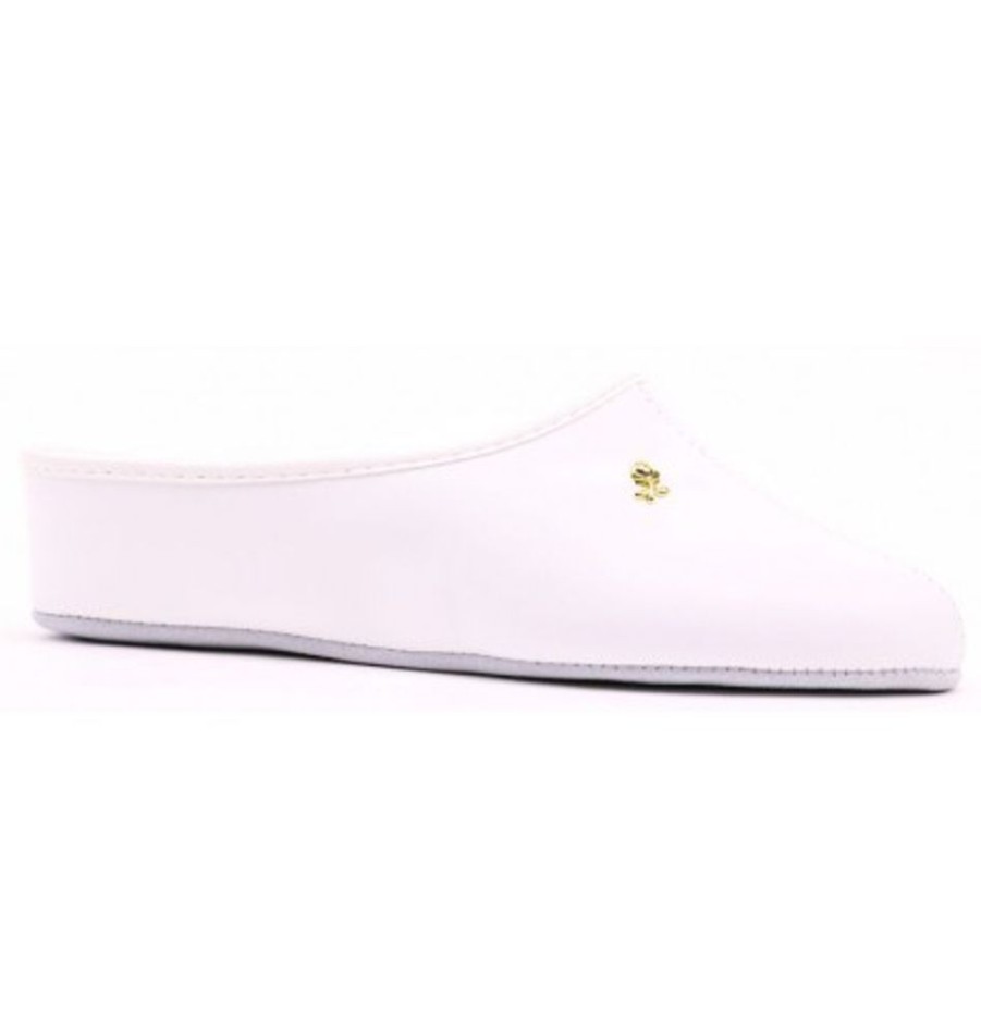 Women'S Shoes Shoesissime Slippers | Zero Stress 5030 White