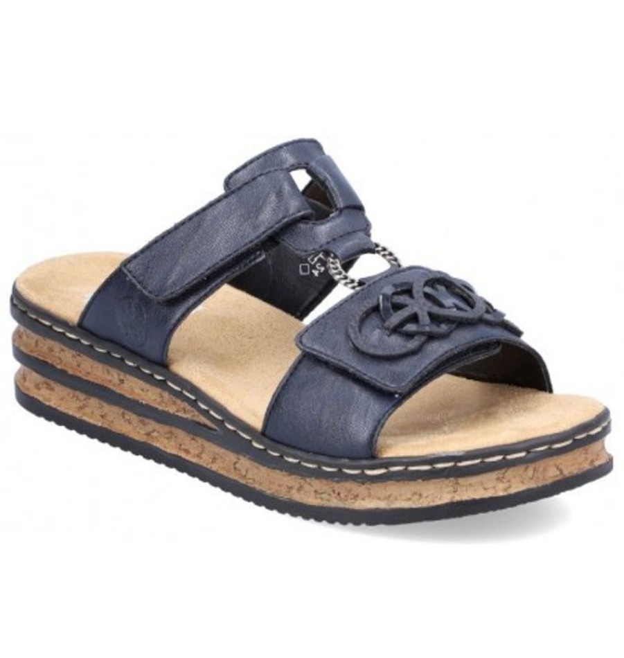 Women'S Shoes Shoesissime Sandals | Rieker 62936-14 Blue