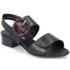 Women'S Shoes Shoesissime Sandals | Rieker - Remonte D0P53-00 Black