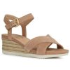 Women'S Shoes Shoesissime Sandals | Geox Ischia Corda C D02Hhc Taupe