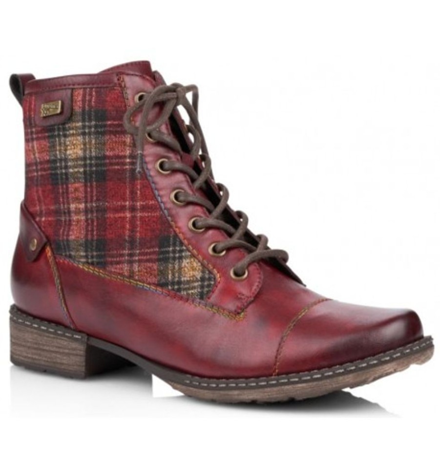 Women'S Shoes Shoesissime Fall Boots | Rieker - Remonte D4354-35 Burgundy