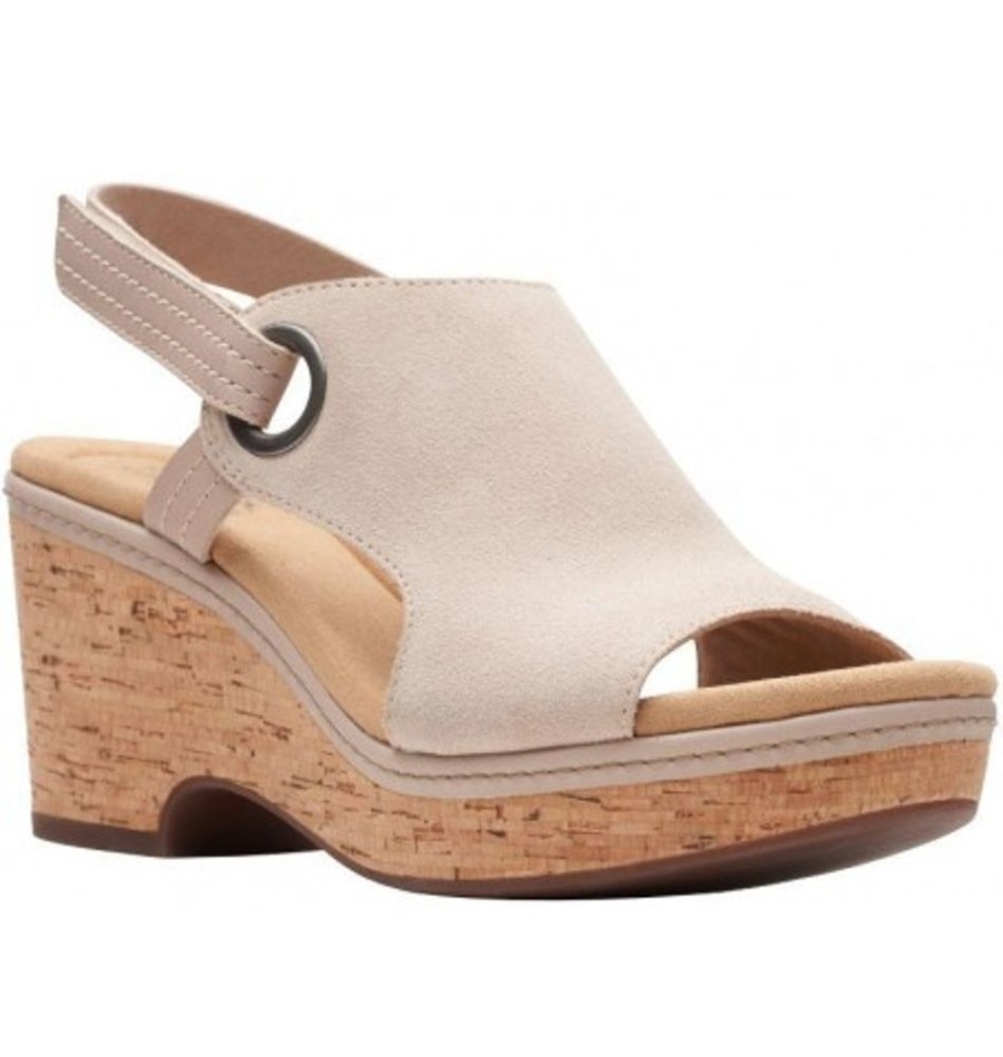 Women'S Shoes Shoesissime Sandals | Clarks Giselle Sea 26165149 Beige