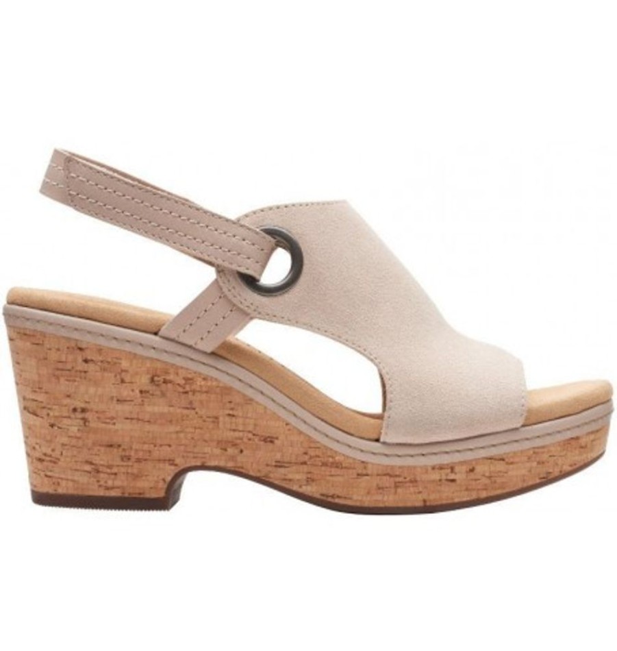 Women'S Shoes Shoesissime Sandals | Clarks Giselle Sea 26165149 Beige