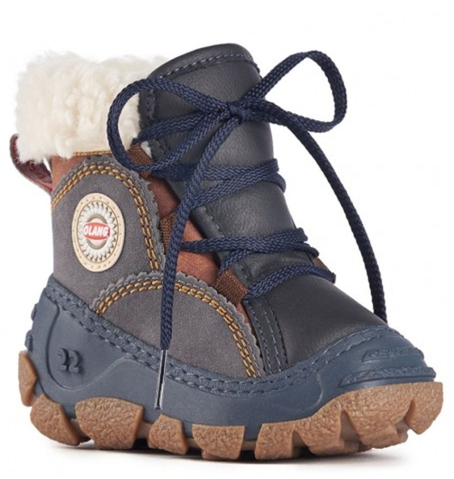 Kids Shoes Shoesissime Winter Boots | Olang Panda Silver Grey