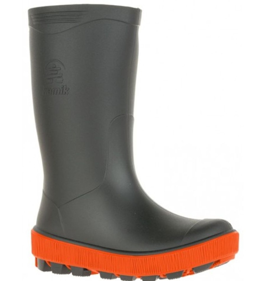 Kids Shoes Shoesissime Rain Boots | Kamik Riptide Ek6285Y Silver Grey