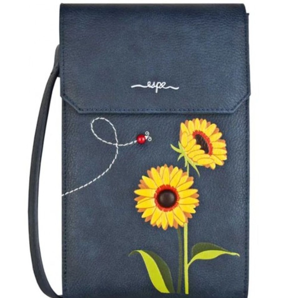 Accessories Shoesissime Wallets | Espe Sunflower Imini W-800M-U Marine