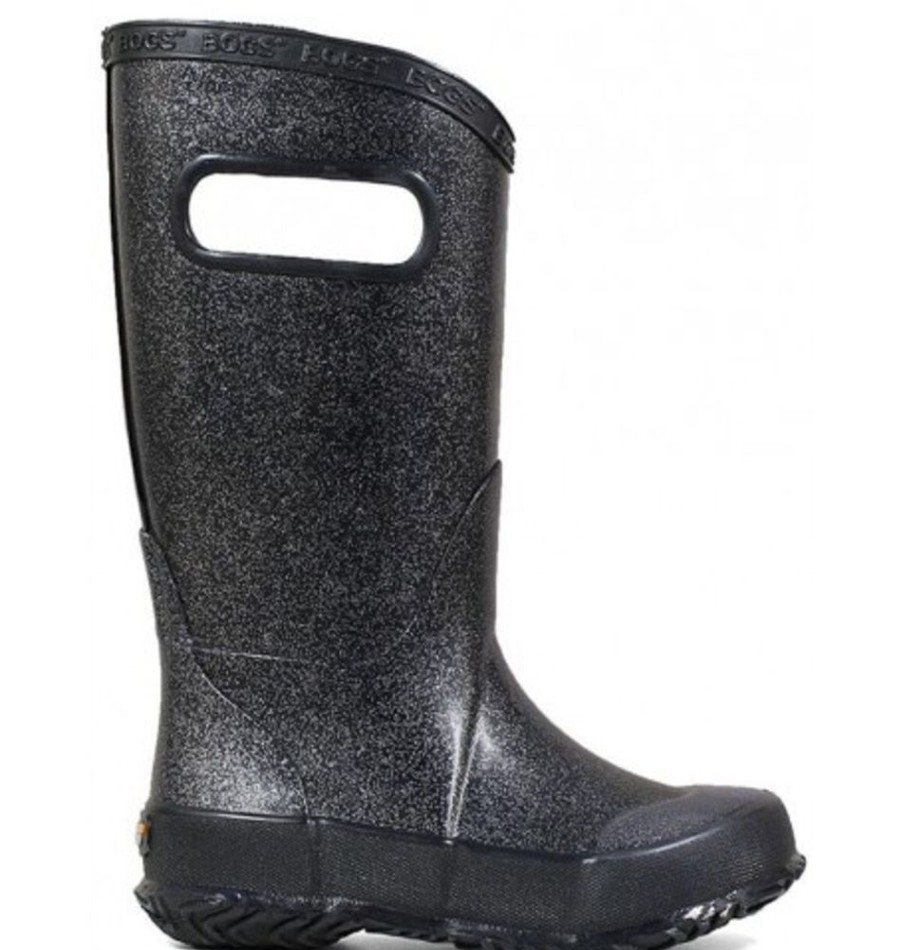 Kids Shoes Shoesissime Rain Boots | Bogs K Rnbt Glitter 72399 Black