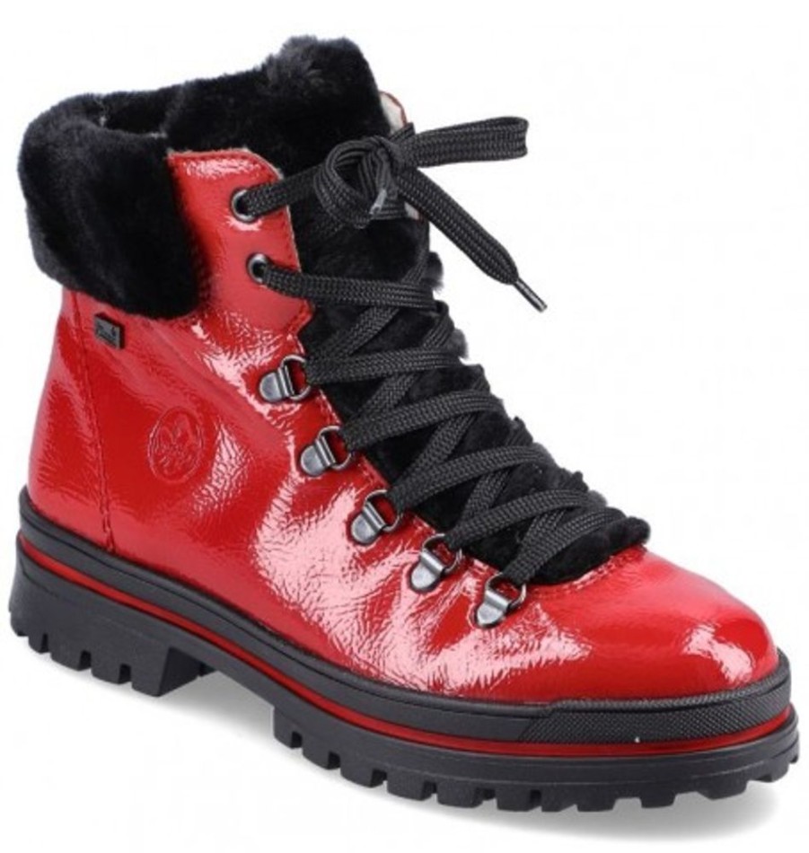 Women'S Shoes Shoesissime Winter Boots | Rieker Z5420-33 Red