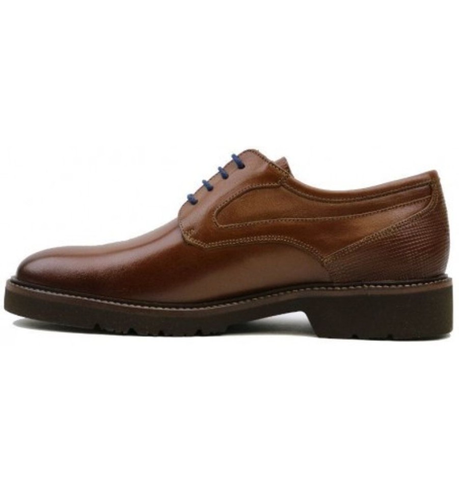 Men'S Shoes Shoesissime Dress Shoes With Laces | Dorking - Fluchos 9518 Brown