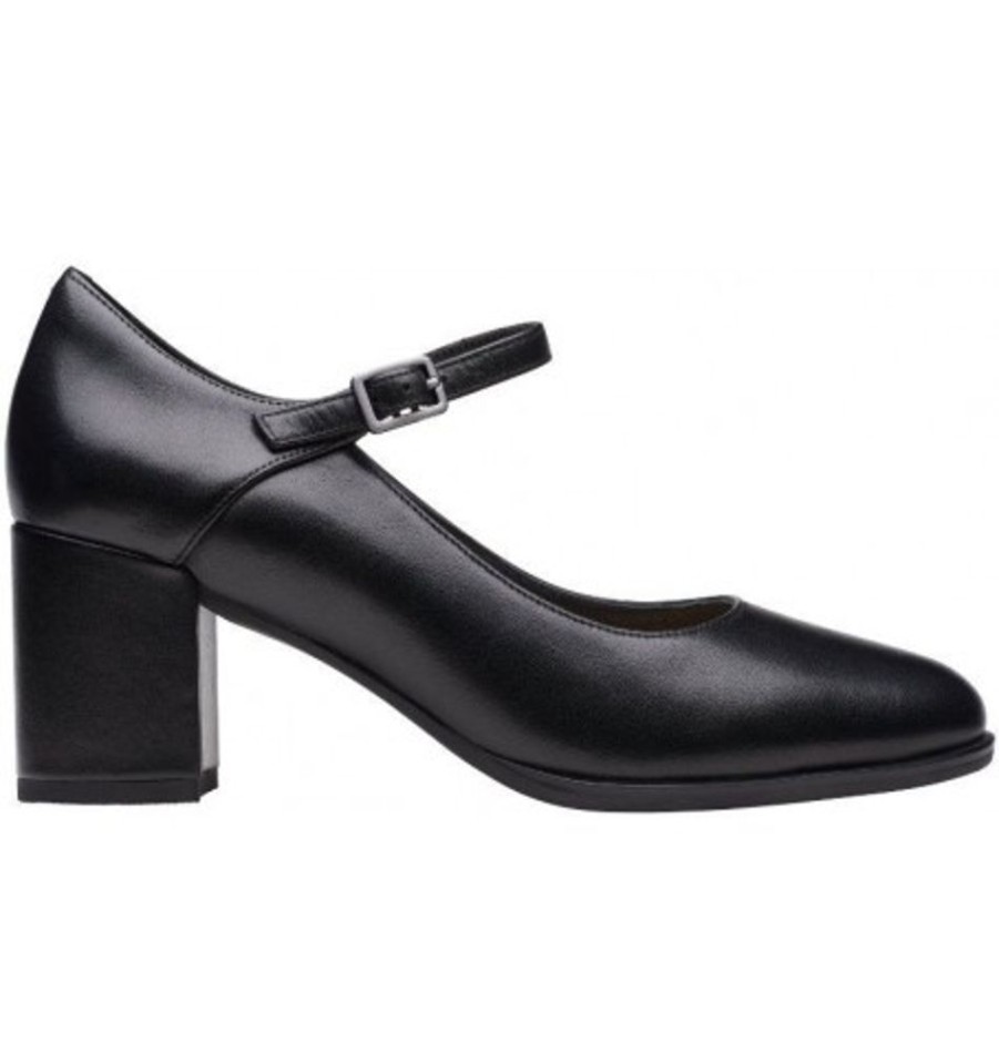 Women'S Shoes Shoesissime Shoes | Clarks Freva55 Strap 26172052 Black