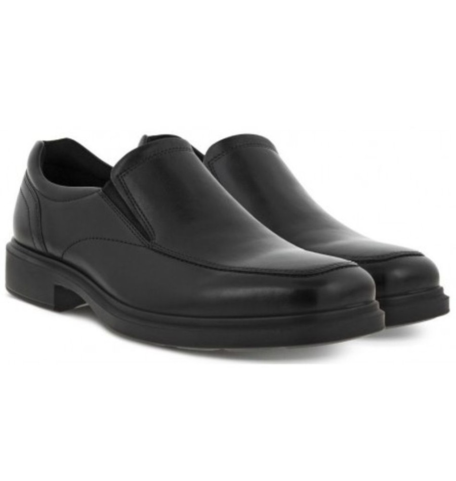 Men'S Shoes Shoesissime Dress Shoes Without Laces | Ecco Helsinki 2 500154 Black