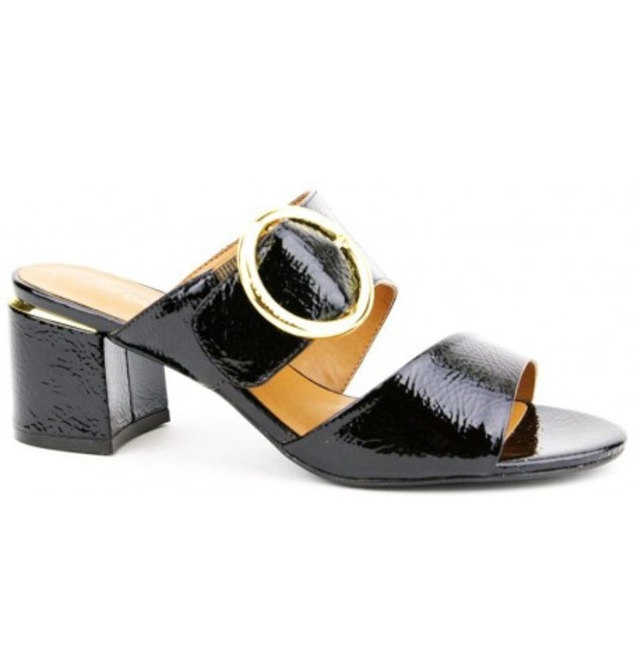 Women'S Shoes Shoesissime Sandals | Collections Bulle S77244 Black Varnish