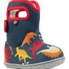 Kids Shoes Shoesissime Fall Boots | Bogs Baby Bogs Dino 721651I Silver Grey