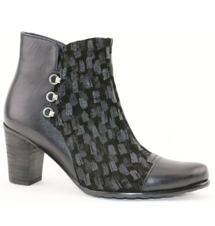 Women'S Shoes Shoesissime Fall Boots | Un Tour En Ville Cebraz Black