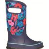 Kids Shoes Shoesissime Rain Boots | Bogs K Rnbt Pansies 72531 Blue