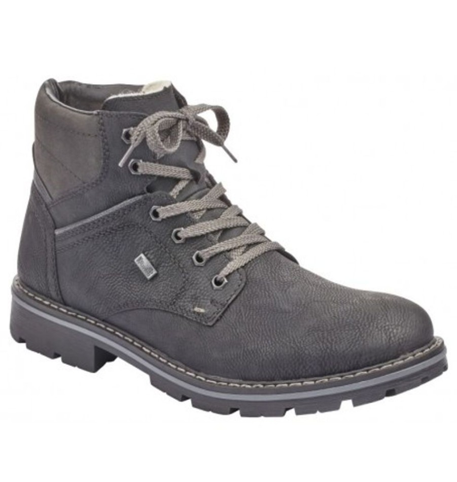 Men'S Shoes Shoesissime Winter Boots | Rieker 34020-02 Black