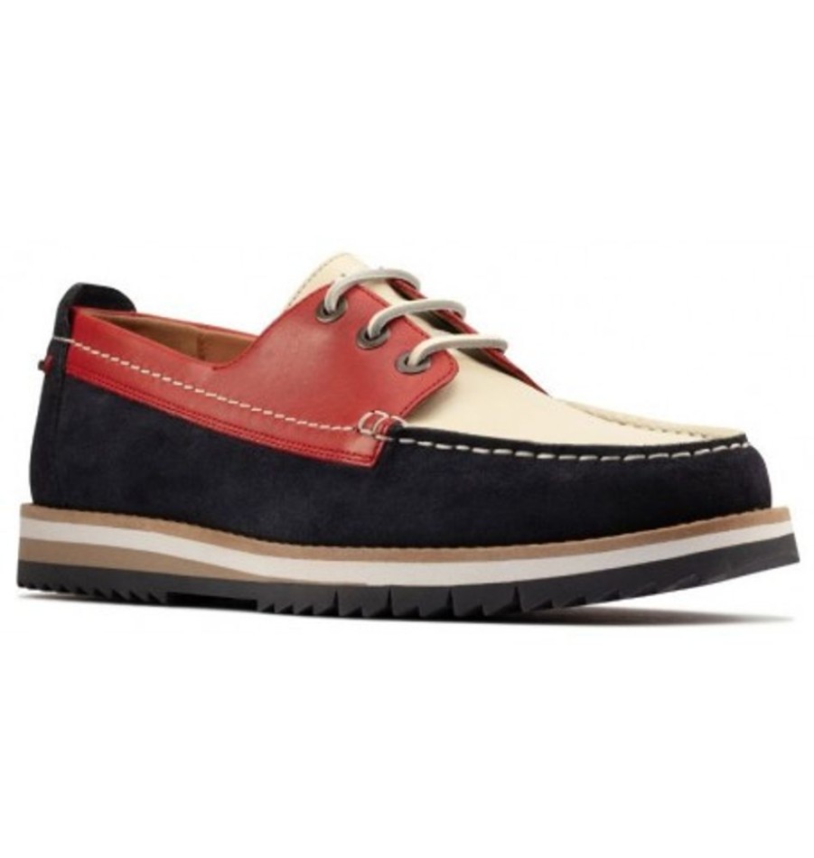 Men'S Shoes Shoesissime Casual Shoes | Clarks Durston Lace 26157776 Multi