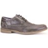 Men'S Shoes Shoesissime Dress Shoes With Laces | Collections Bulle 16C335 Silver Grey