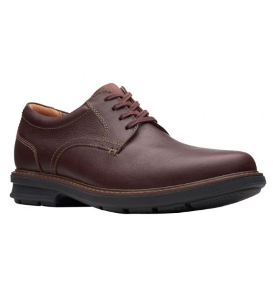 Men'S Shoes Shoesissime Casual Shoes | Clarks Rendel Plain 26145347 Brown