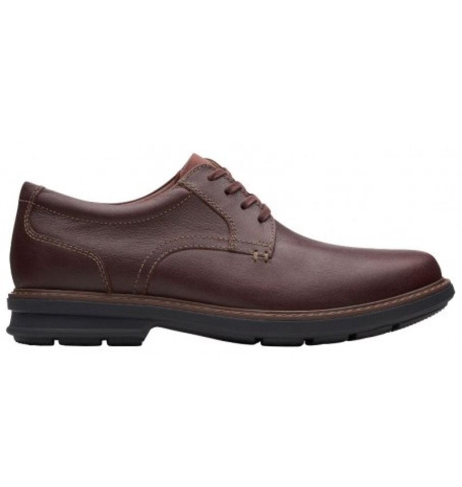 Men'S Shoes Shoesissime Casual Shoes | Clarks Rendel Plain 26145347 Brown