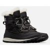 Kids Shoes Shoesissime Winter Boots | Sorel Whitney Short Lace 1767401 Black