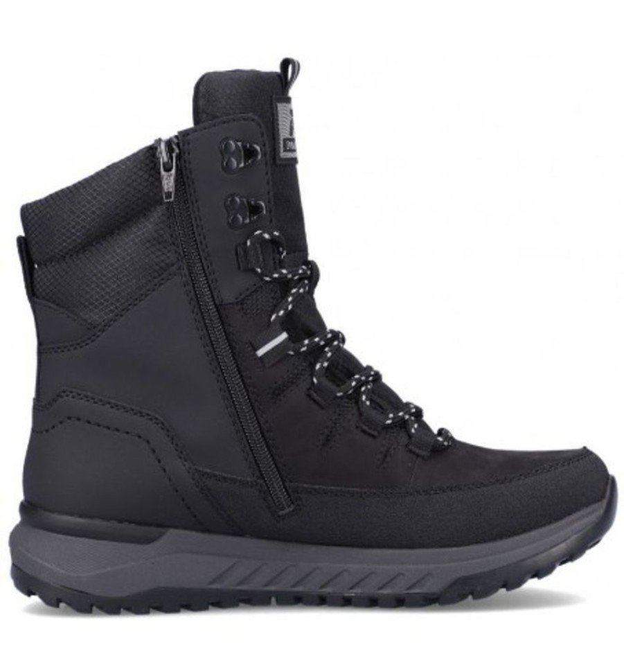 Men'S Shoes Shoesissime Winter Boots | Rieker U0171-00 Black