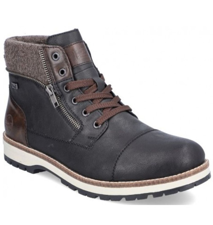 Men'S Shoes Shoesissime Winter Boots | Rieker F3941-00 Black