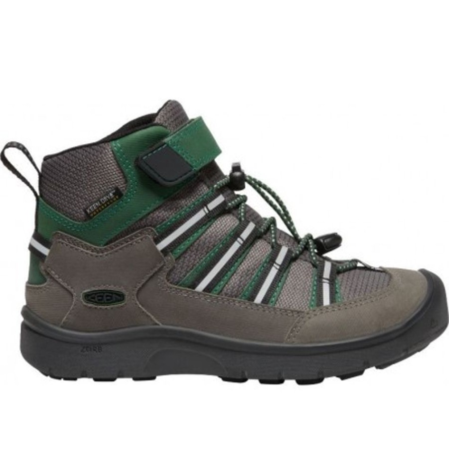 Kids Shoes Shoesissime Fall Boots | Keen Hikeport 2 Sport Mid Wp 1026604 Silver Grey